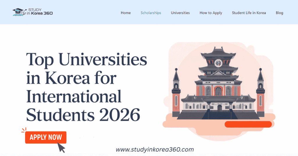 Top Universities in Korea for International Students 2026